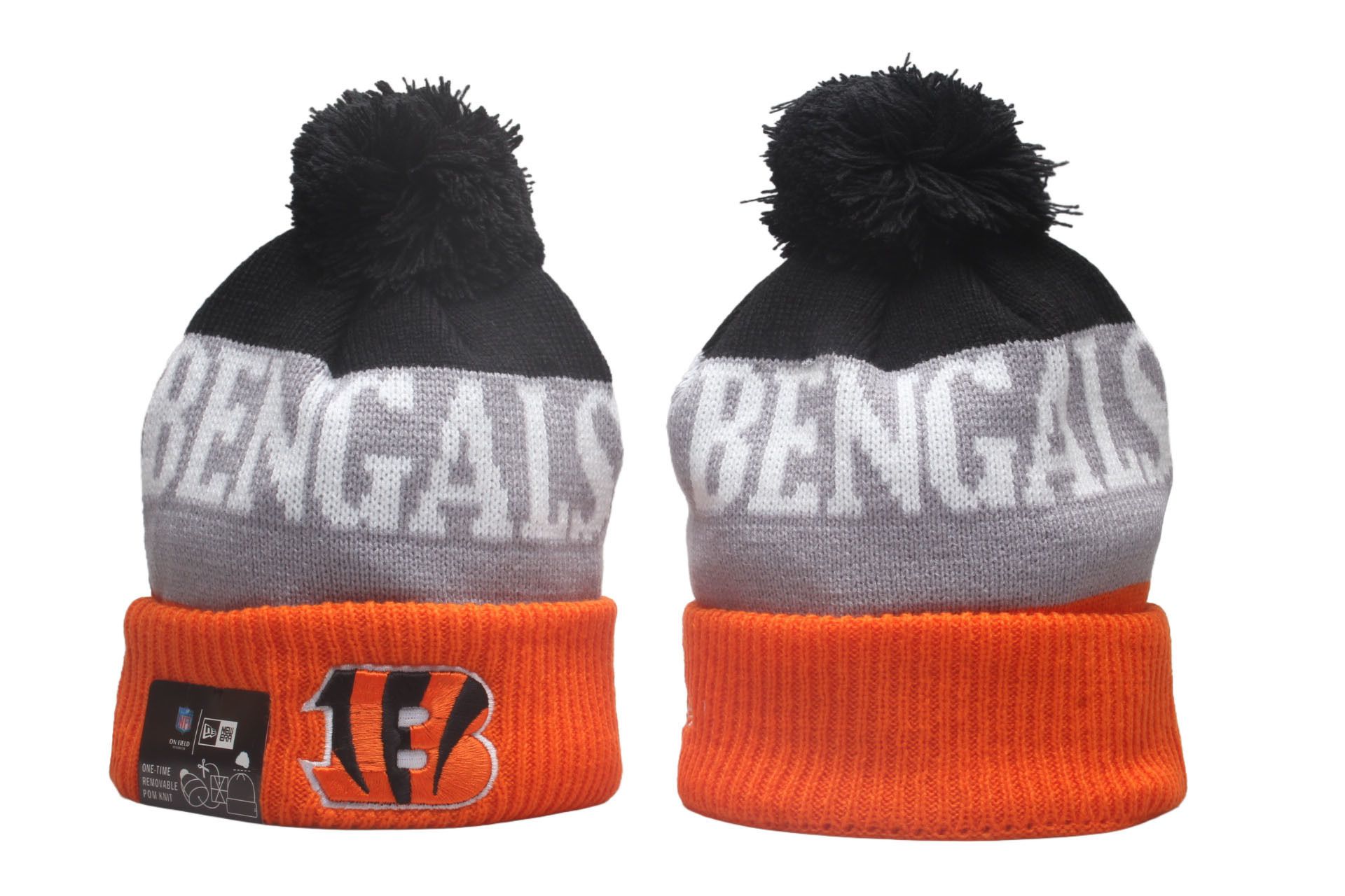2025 NFL Cincinnati Bengals Hat beanie style 06->->Sports Caps